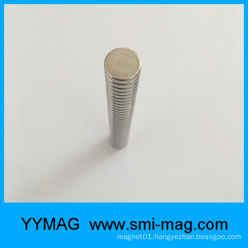 D12x3mm Axial Magnetization Neodymium round Magnet